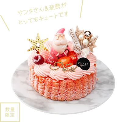 サンタさん＆装飾がとってもキュートです 数量限定