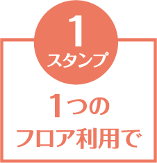 1つのフロア利用で
